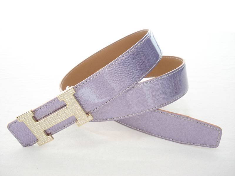 Hermes Belt 2009 purple